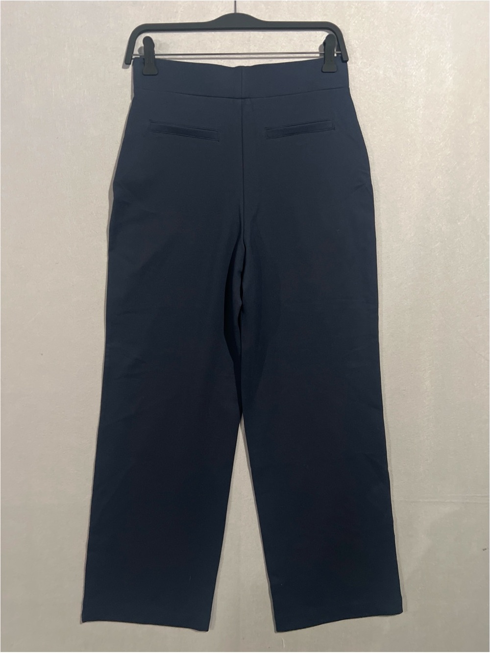 Quince Ultra-Stretch Ponte Wide Leg Pants Women’s Small Navy Blue - Picture 3 of 12